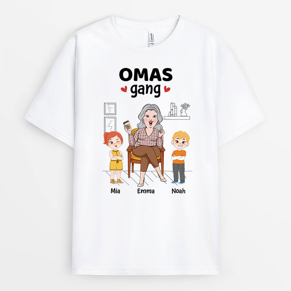 2802AGE1 mamas omas bande  personalisiertes t shirt fur frauen