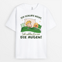 2811AGE1 ich schlafe nicht ich schliesse nur die augen personalisiertes t shirt fur hundeliebhaber 2811a