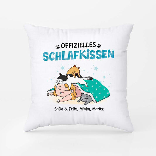 2831PGE1 offizielles schlafkissen  personalisiertes kissen fur katzenliebhaber