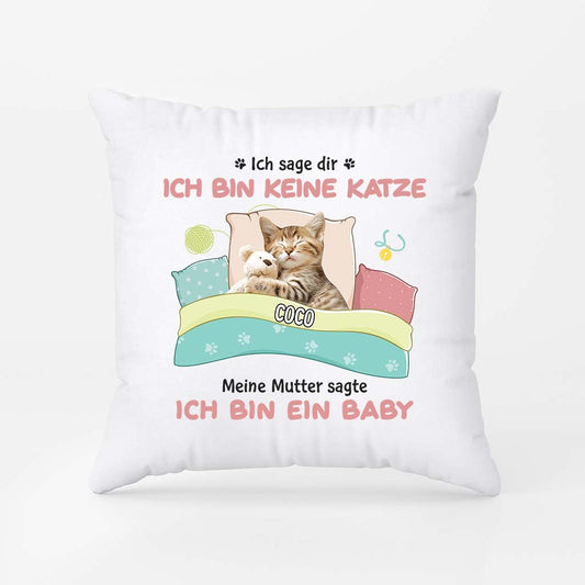 2853PGE1 ich sage dir ich bin keine katzen  personalisiertes kissen fur katzenliebhaber