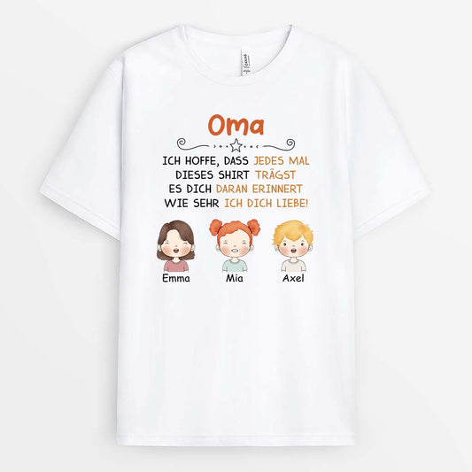 2874AGE1 papa opa ich hoffe dass jedes mal wenn du dieses shirt tragst es dich daran erinnert wird wie sehr ich dich liebe  personalisiertes t shirt fur manner