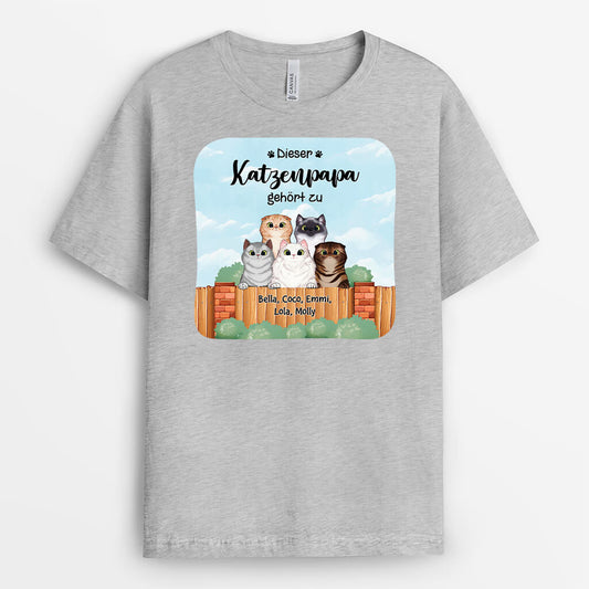 2875AGE2 diese katzenmama dieser katzenpapa gehort zu  personalisiertes t shirt fur katzenliebhaber