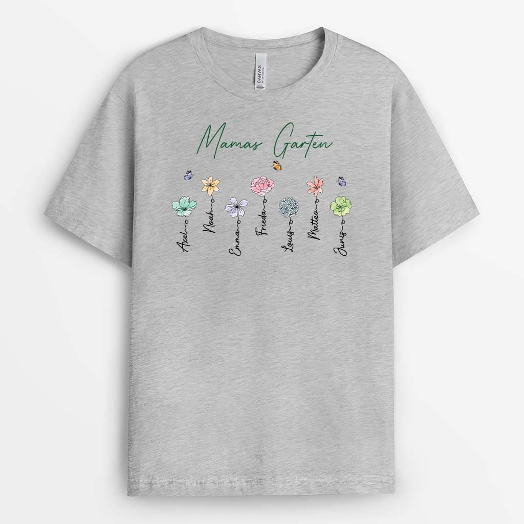 2877AGE2 omas mamas garten  personalisiertes t shirt fur frauen