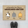 2902DGE1 vorsicht vor den wackelnden hintern personalisierte fussmatte fur katzenliebhaber 2902_1