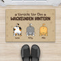 2902DGE1 vorsicht vor den wackelnden hintern personalisierte fussmatte fur katzenliebhaber 2902_2