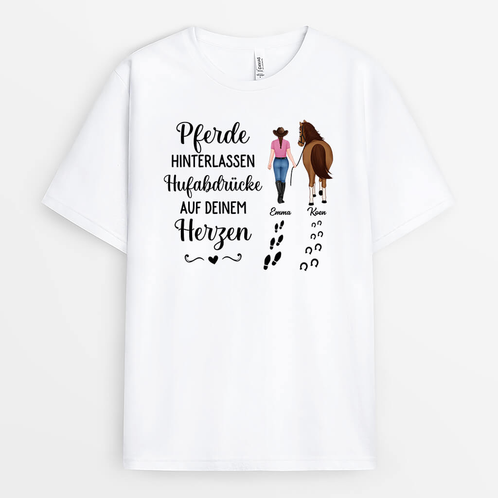 2938AGE1 pferde hinterlassen hufabdrucke auf deinem herzen  personalisiertes t shirt fur pferdeliebhaber_1234686b b115 4770 8940 a79a3894e3fb