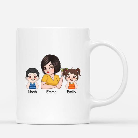 2941MGE2 eine wunderbare nanny  personalisierte tasse fur nannys