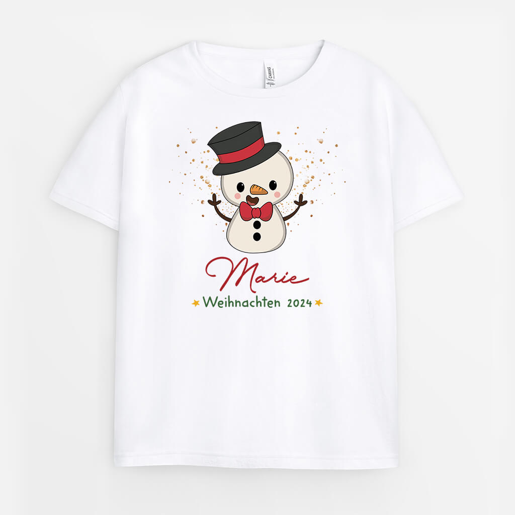 3007AGE1 weihnachten  personalisiertes t shirt fur kinder zu weihnachten