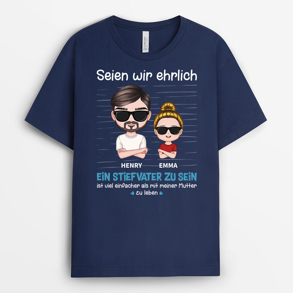 3016AGE2 seien wir ehrlich  personalisiertes t shirt fur stiefvater