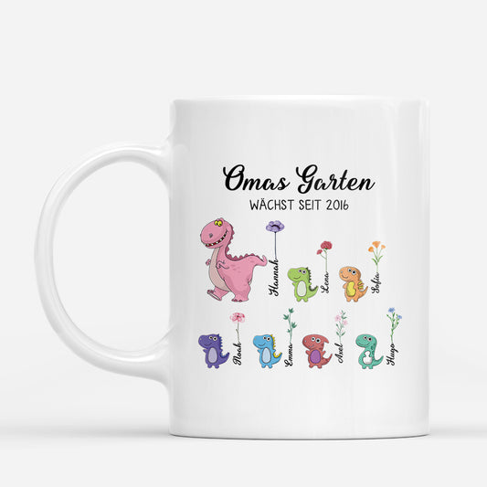 3031MGE1 omas garten am bluhen seit mama  oma tasse personalisiert_ dino 3031m8p5a