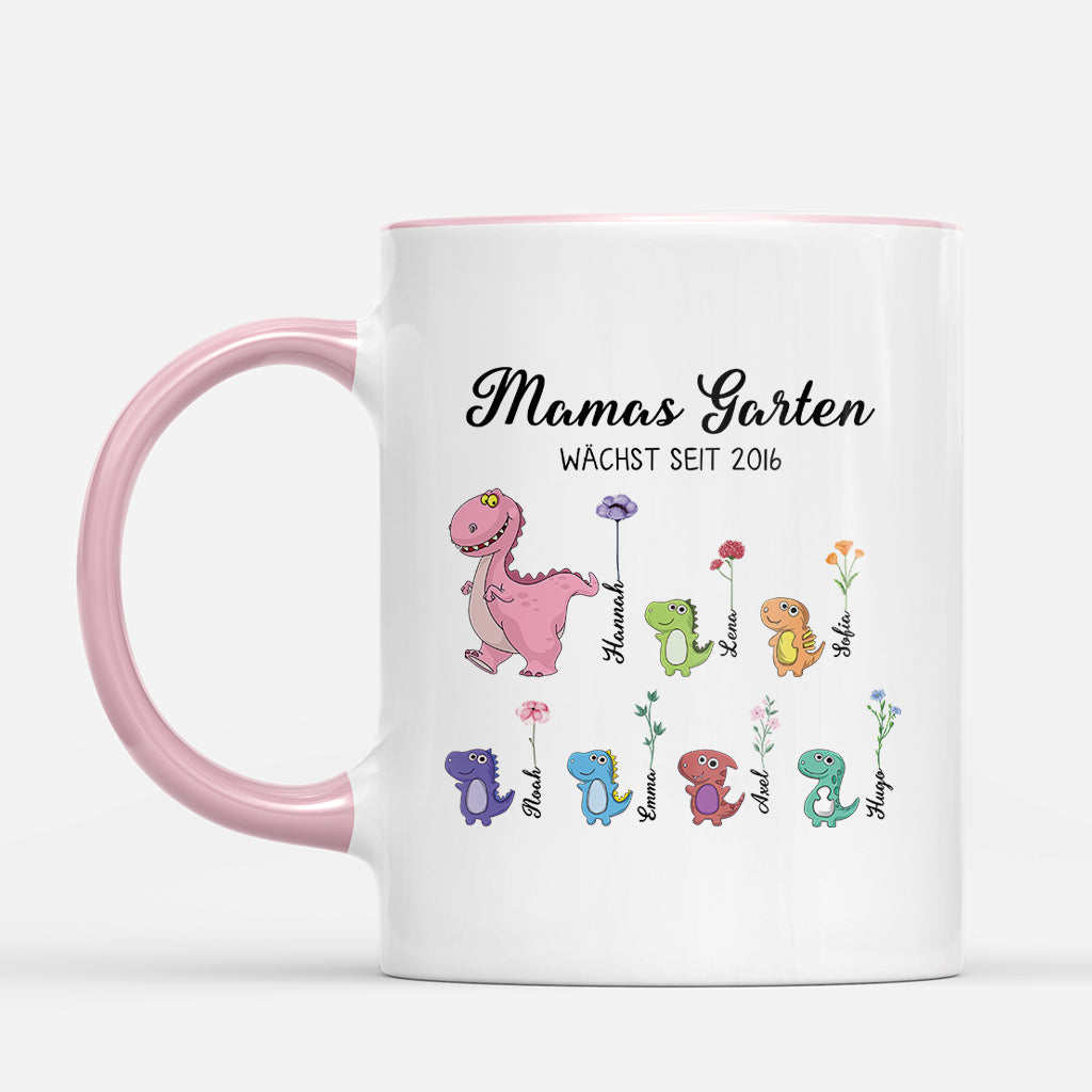 3031MGE2 omas garten am bluhen seit mama  oma tasse personalisiert_ dino 3031m8p5a