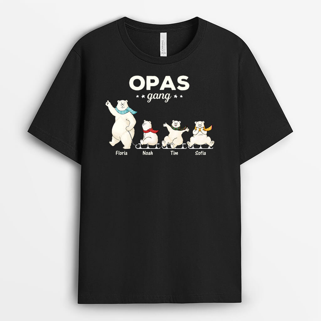 3048AGE1 opas bande eisbaren  personalisiertes t shirt fur opas