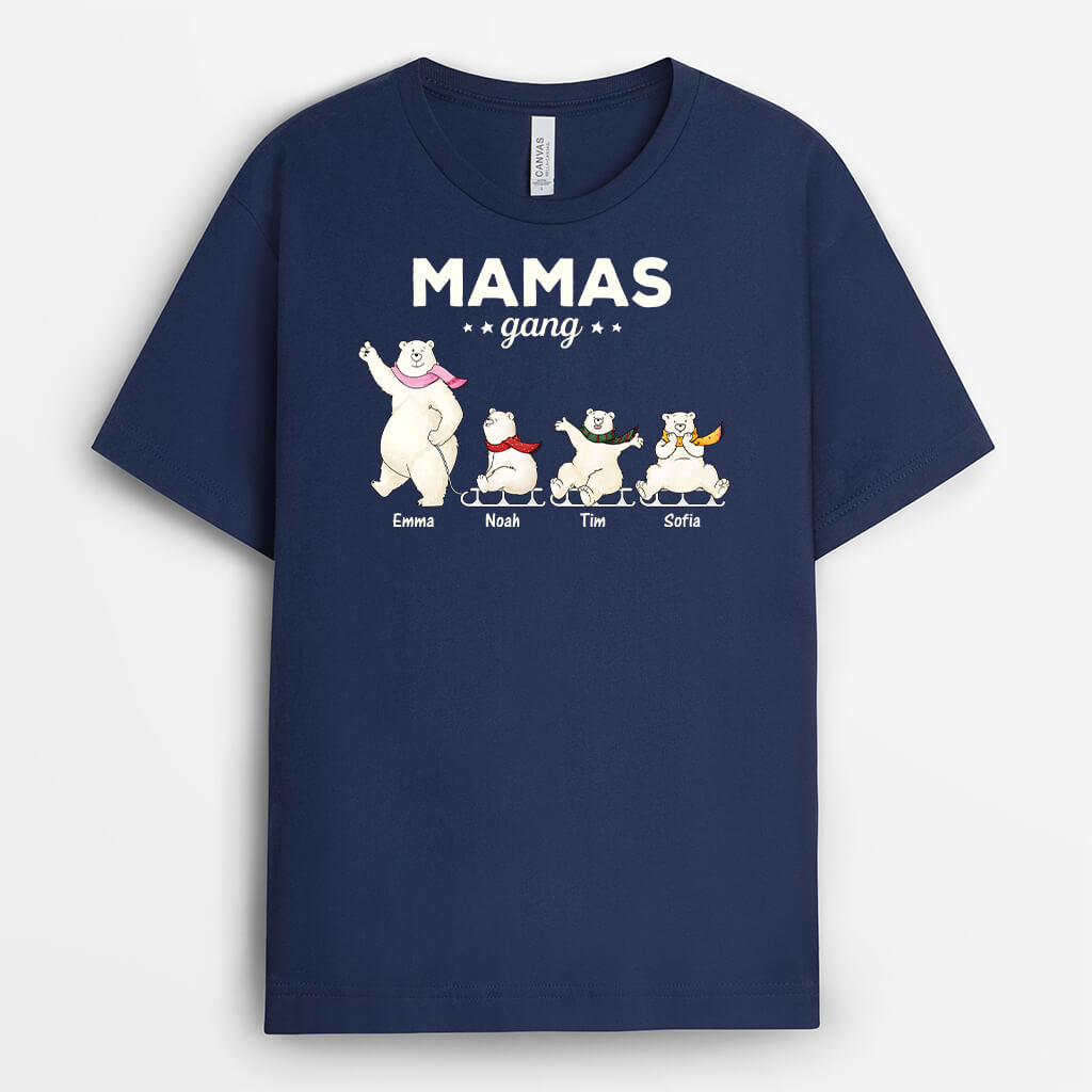 3048AGE2 omas bande eisbaren  personalisiertes t shirt fur omas