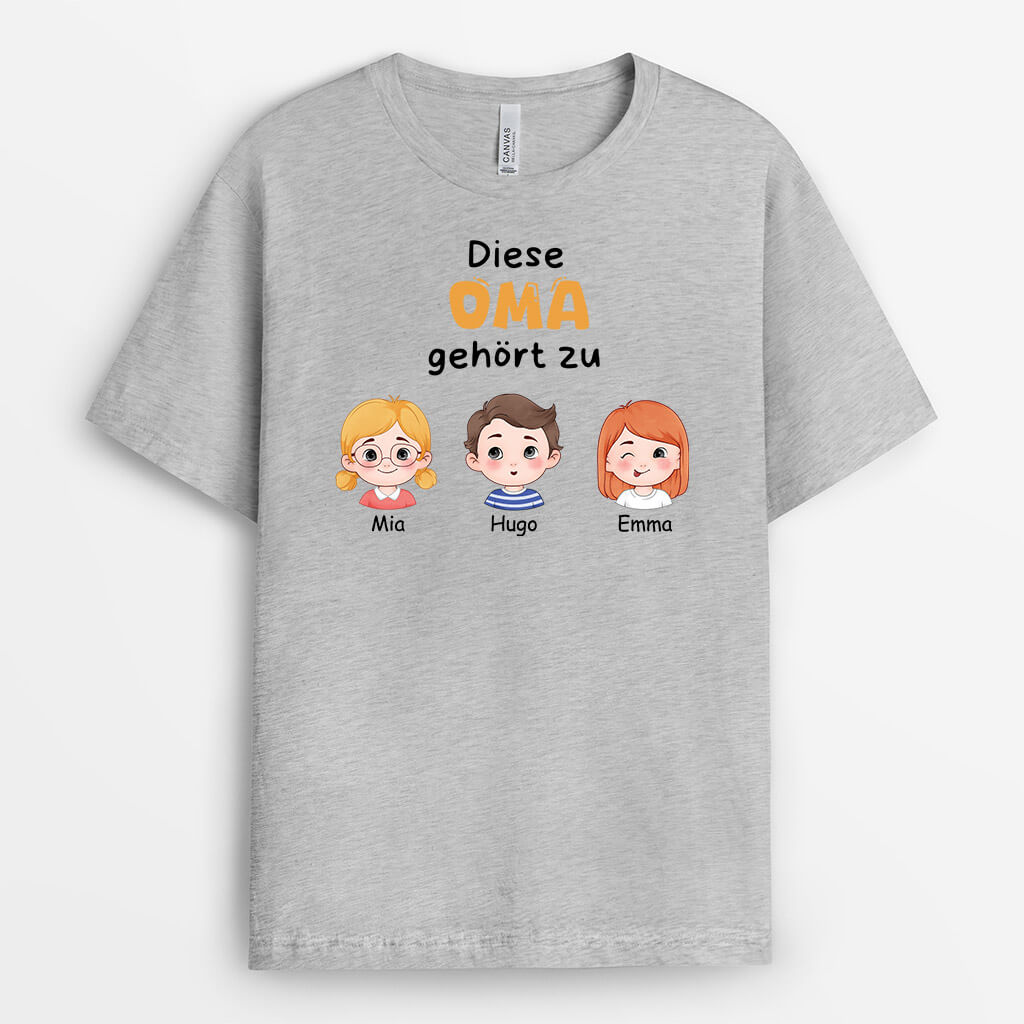 3071AGE2 enkelkinder machen das leben grossartig  personalisiertes t shirt fur opas