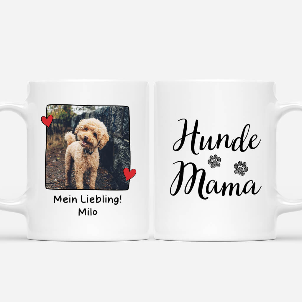 3072MGE1 hundemama  personalisierte tasse mit foto fur hundeliebhaber