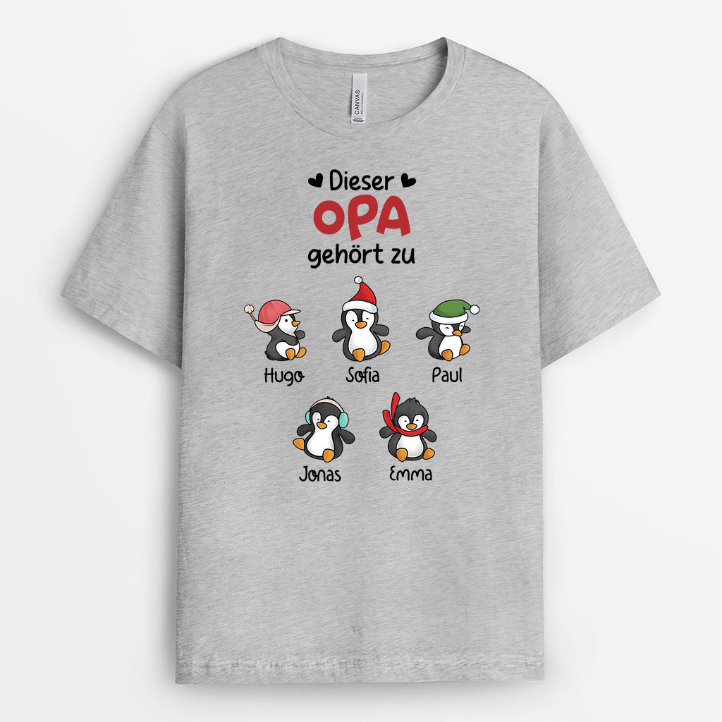 3079AGE2 dieser opa gehort zu  personalisiertes t shirt fur opas