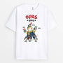 3082AGE1 opas papas bande  personalisiertes t shirt fur manner