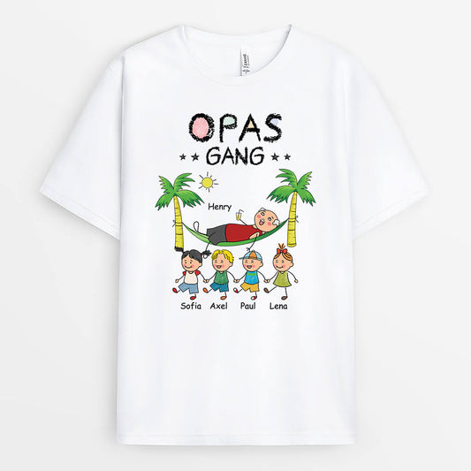 3140AGE1 opas bande  personalisiertes t shirt fur opas