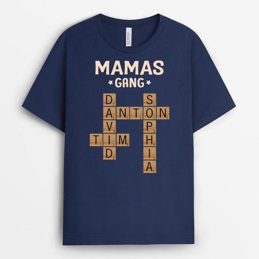 3142AGE2 omas bande puzzle  personalisiertes t shirt fur omas