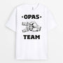 3157AGE2 opas papas team mit faust  personalisiertes t shirt fur manner