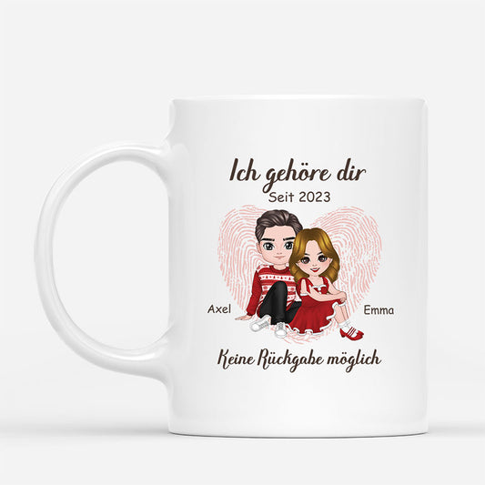 3168MGE1 ich gehore dir personalisierte tasse fur paare 3168m_1