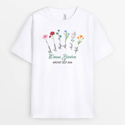 3173AGE1 garten seit  personalisiertes t shirt fur omas