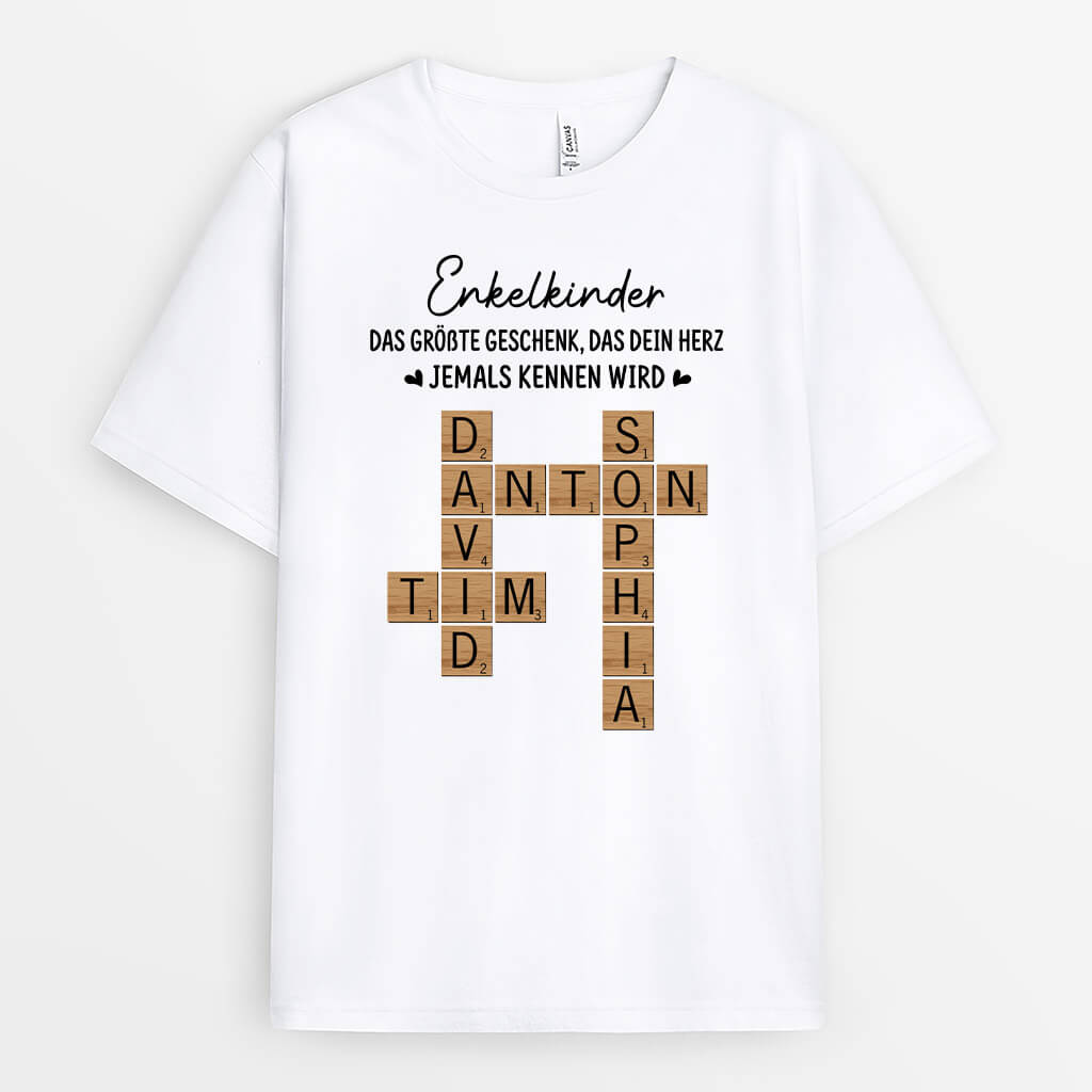 3192AGE2 enkelkinder das grosste geschenk das dein herz jemals kennen wird  personalisiertes t shirt fur omas