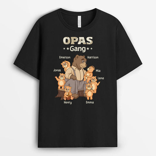 3214AGE1 papas opas bande bar  personalisiertes t shirt fur manner