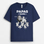 3226AGE2 opas papas bande  personalisiertes weisses t shirt fur manner