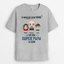 3247AGE2 du brauchst keine haare um ein super papa opa zu sein  personalisiertes t shirt fur manner