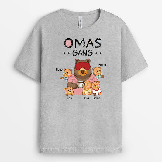 3263AGE1 omas mamas bande bar wachsmalstift  personalisiertes t shirt fur damen