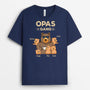 3287AGE1 opas papas bande bar  personalisiertes t shirt fur manner