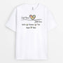 3294AGE1 fruher mama jetzt oma kindernamen  personalisiertes t shirt fur damen