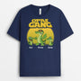 3309AGE1 opas papas bande krokodile  cooles t shirt fur manner im retro stil personalisiert