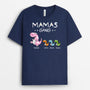 3312AGE2 opas papas bande dinosaurier buntstift  schwarzes t shirt fur manner personalisieren