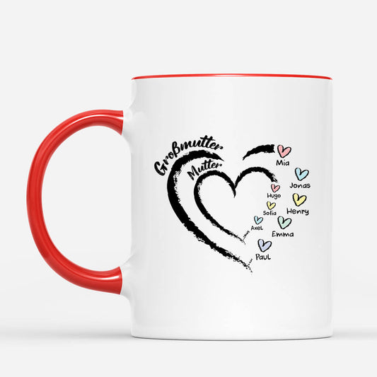 3319MGE2 oma mama buntstift herz namen  personalisierte tasse f_r frauen