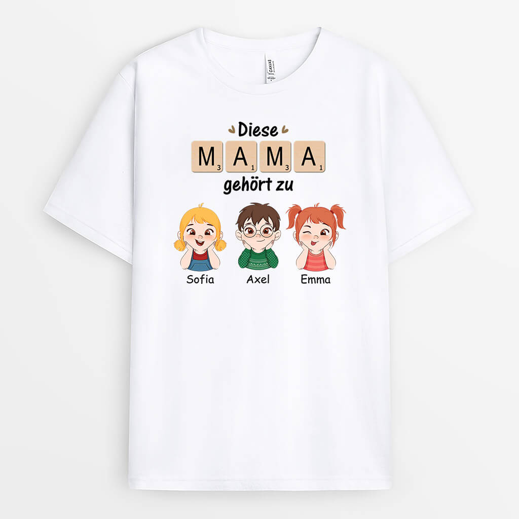 3320AGE1 diese oma mama gehort zu  personalisiertes t shirt fur damen kreuzwortratsel design