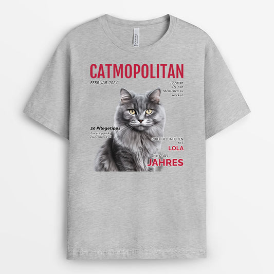 3326AGE2 catmopolitan  personalisiertes t shirt mit foto fur katzenbesitzer