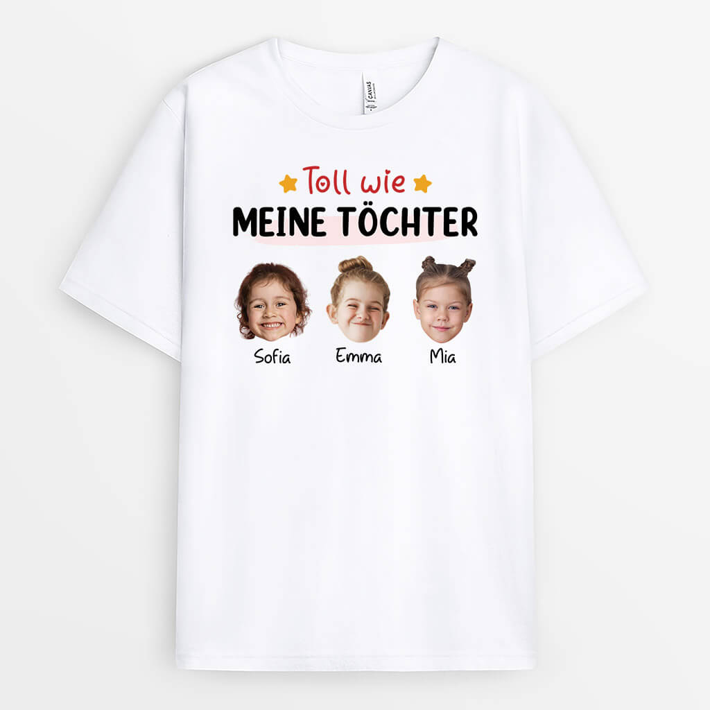 3354AGE1 toll wie  personalisietes t shirt fur grosseltern eltern mit foto