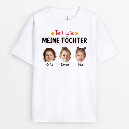 3354AGE1 toll wie  personalisietes t shirt fur grosseltern eltern mit foto