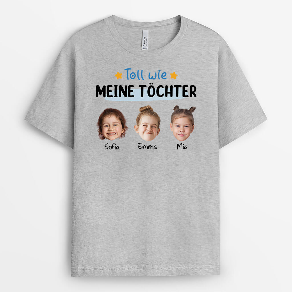 3354AGE2 toll wie  personalisietes t shirt fur grosseltern eltern mit foto