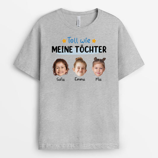 3354AGE2 toll wie  personalisietes t shirt fur grosseltern eltern mit foto