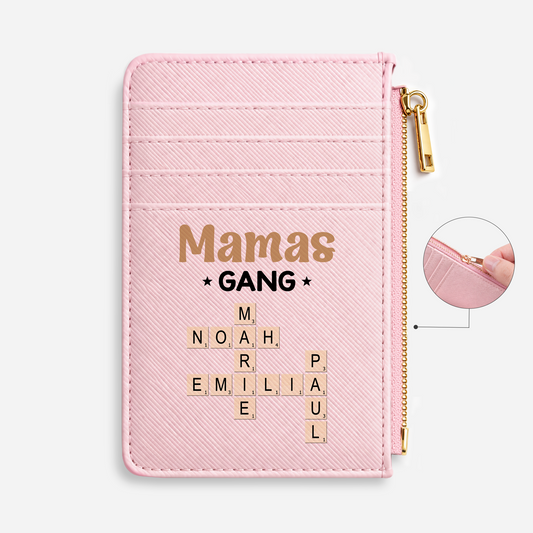 3402AGE1 mamas gang kartenetui kreuzwortratsel personalisiert mama oma papa opa 3402aj8e5a