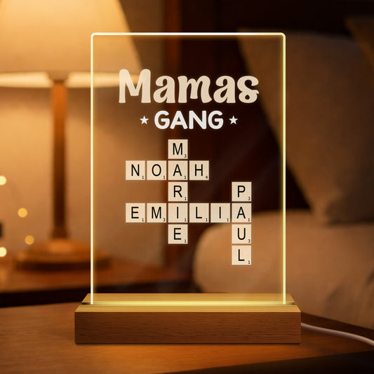 3402LGE1 mamas gang personalisiertes kreuzwortratsel geschenk  nachtlicht_ mamapapa 3402l8q5a