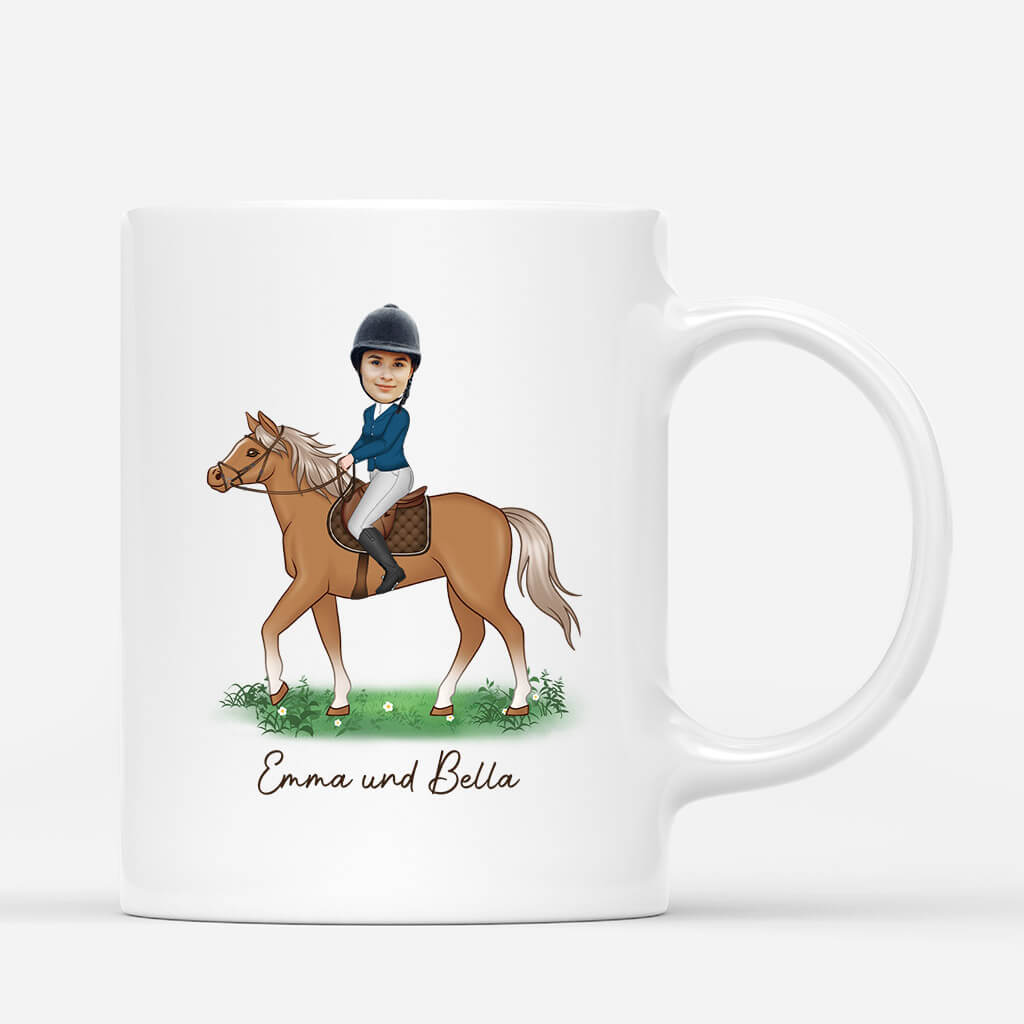 3464MGE2 mein pferd ruft ich muss gehen  personalisierte tasse fur pferdehalterin