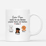 3473MGE1 danke fur das abholen unserer kacke und sachen  personalisierte tasse fur hundliebhaber