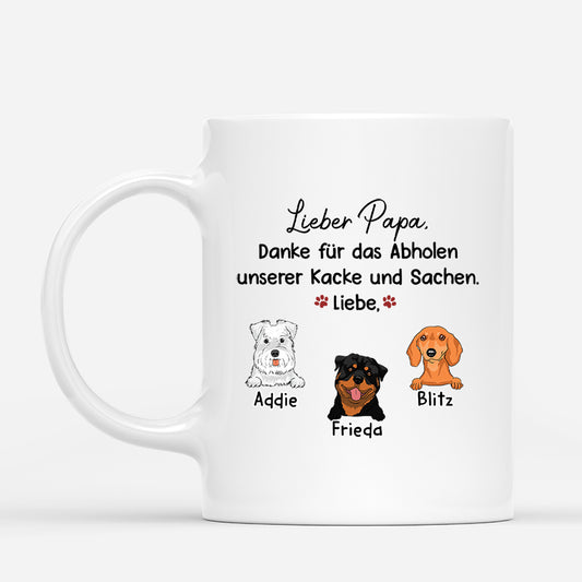 3473MGE1 danke fur das abholen unserer kacke und sachen  personalisierte tasse fur hundliebhaber_e6e4f9fd d576 4789 8388 910130cfc773