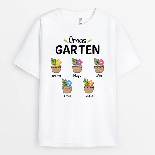 3491AGE1 omas mamas garten  personalisiertes t shirt fur damen