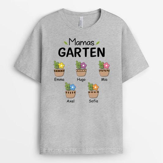 3491AGE2 omas mamas garten  personalisiertes t shirt fur damen