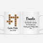 3492MGE1 familie ein bisschen verruckt ein bisschen laut eine ganze menge liebe kreuzwortratsel  personalisierte tasse fur die familie